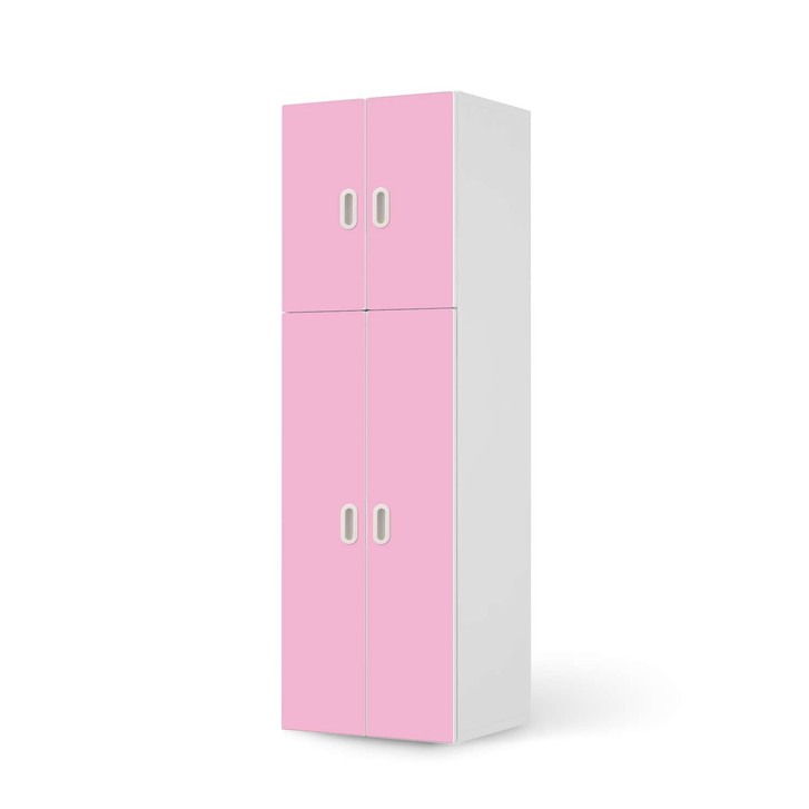 Möbelfolie IKEA Stuva / Fritids - 2 grosse und 2 kleine Türen - Pink Light - CR118770