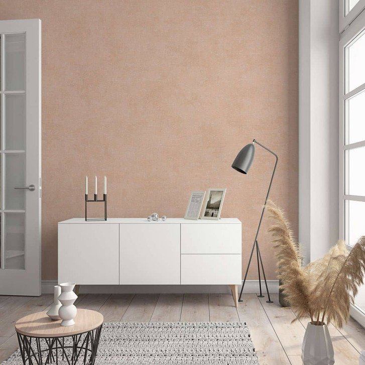Vliestapete in moderner, feiner Struktur beige Uni - WA450175