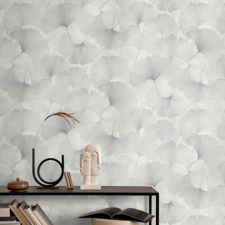 Blättermotivtapete Elysium weiss - WA481627