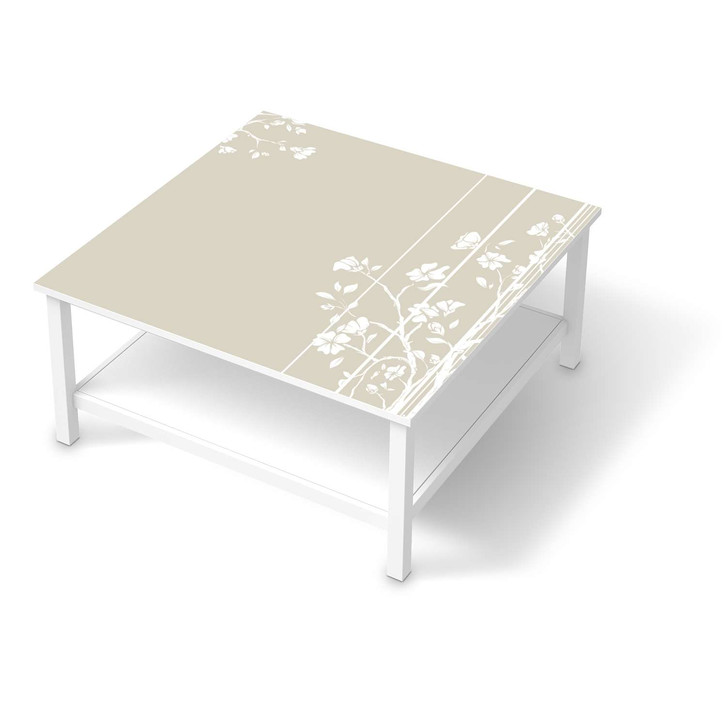 Klebefolie IKEA Hemnes Tisch 90x90cm - Florals Plain 3 - CR109487