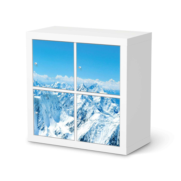 Möbelfolie IKEA Expedit Regal 4 Türen - Himalaya - CR114541