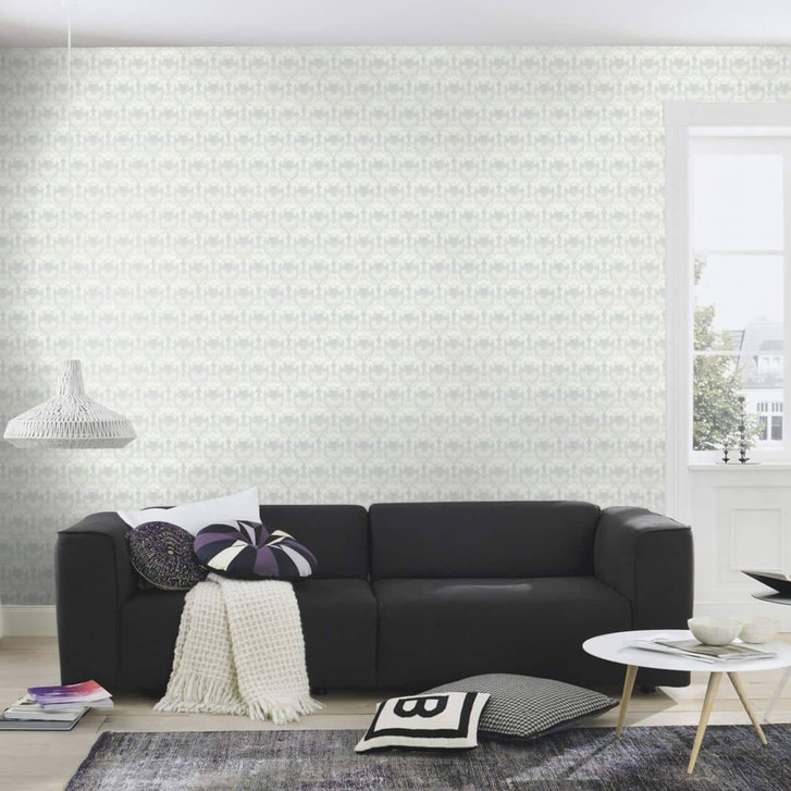 Rasch Vliestapete, Mustertapete Sophia mintgrün hell - WA339207