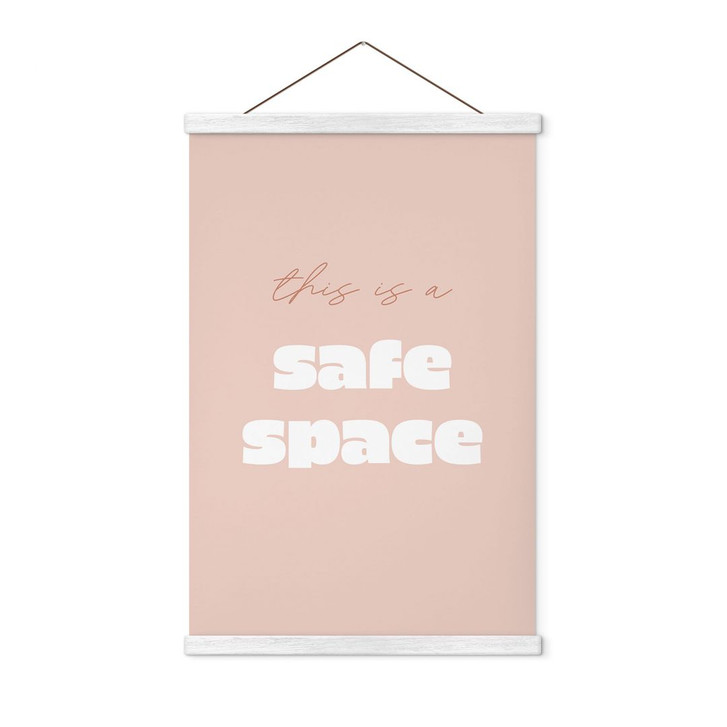 Stoffbild This is a safe space - WA411718