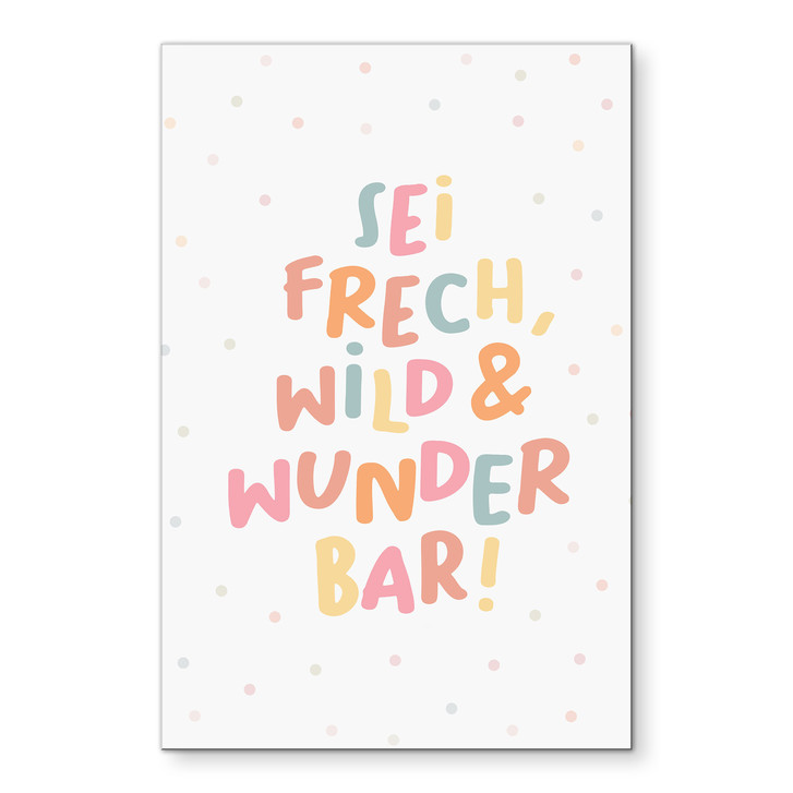 Alu-Dibond Wandbild - Kraftsatz 