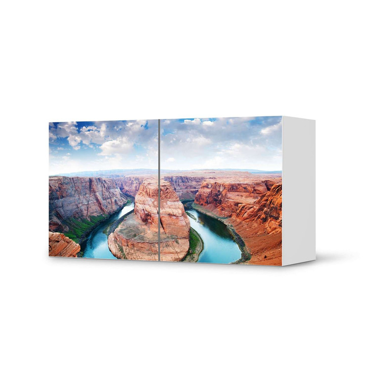 Folie IKEA Besta Regal 2 Türen (quer) - Grand Canyon - CR105355
