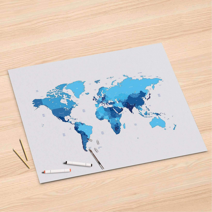 Folienbogen (120x80cm) - Politische Weltkarte - CR106460