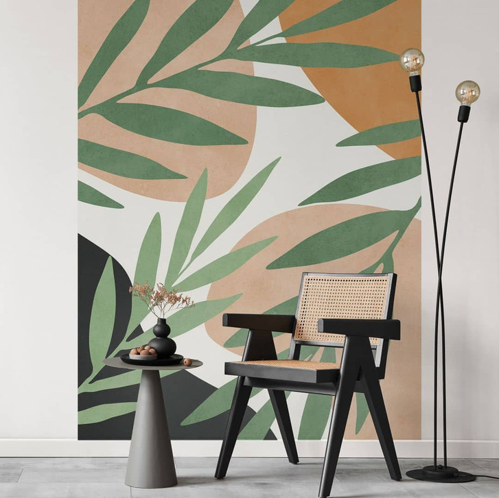 Fototapete Abstrakte Zweige im tropischen Look - Costa - WA459268