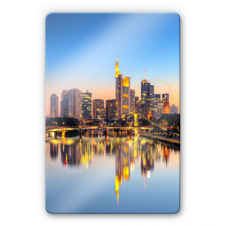 Glasbild Frankfurter Lichter - WA123045