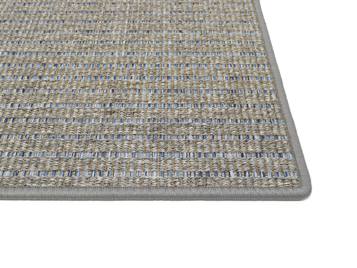 HEVO® Freja In-& Outdoorteppich nach Mass Rechteck Wunschmass in Ocean - TS550089