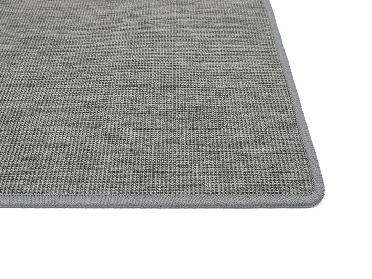 HEVO® Nele In-& Outdoorteppich Rechteck Wunschmass in Silver - TS547087
