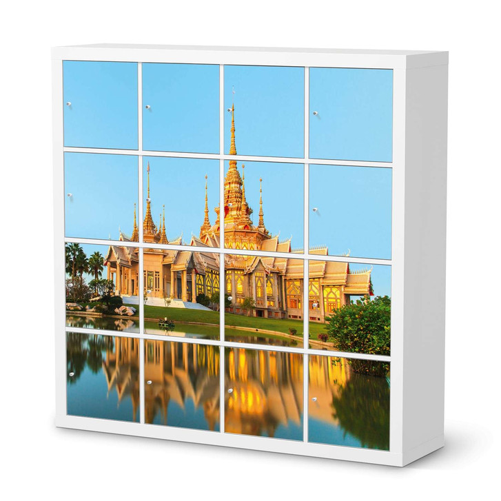 Möbelfolie IKEA Kallax Regal 16 Türen - Thailand Temple - CR115282