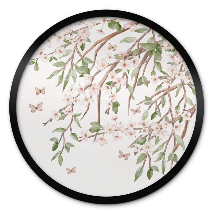 Poster Sir Edward - Blütenzauber im Frühling - Rund - WA380199