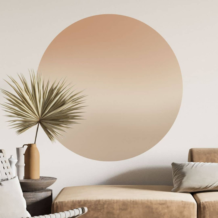 Wandtattoo Ombre - Wüstenmorgen - Rund - WA430178