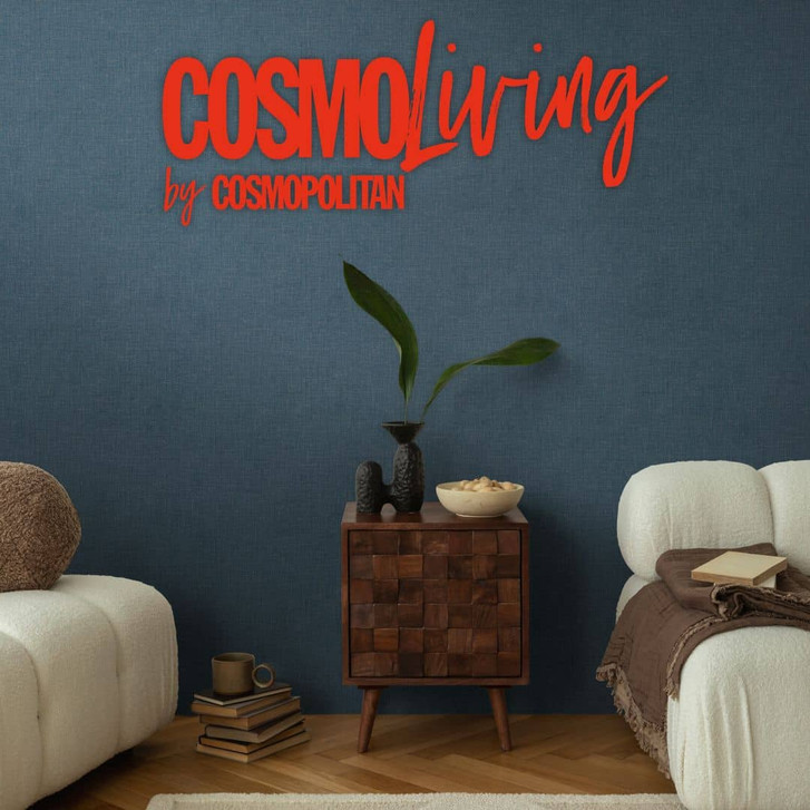 COSMOPOLITAN Uni-Tapete Dunkelblau edle Vliestapete mit Textiloptik Schlafzimmer - WA480276