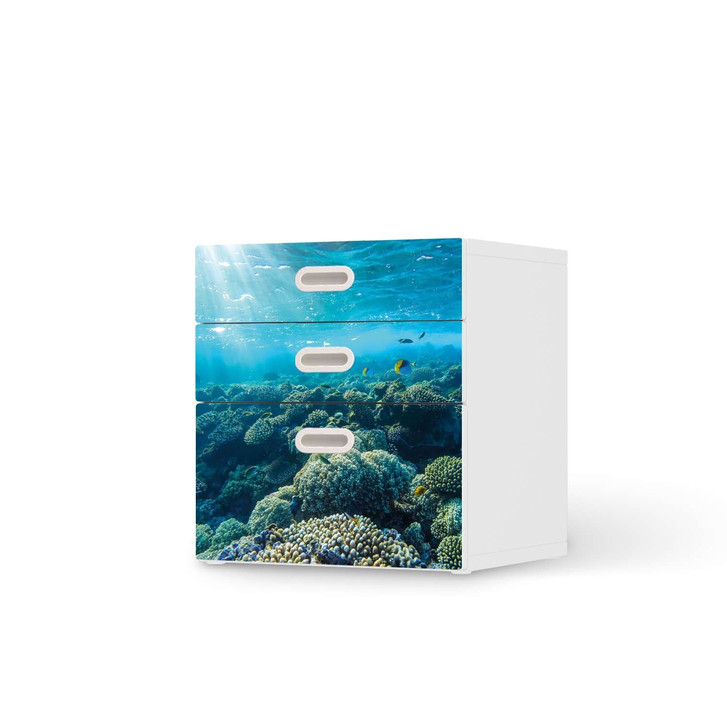 Folie IKEA Stuva / Fritids Kommode - 3 Schubladen - Underwater World - CR105957