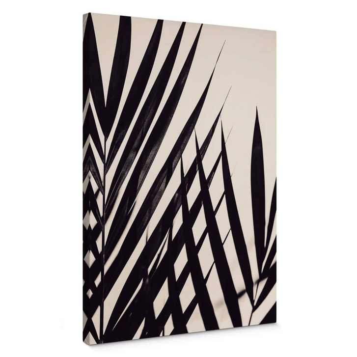 Leinwandbild 1X Studio - Schwarzes Palmblatt - WA346987