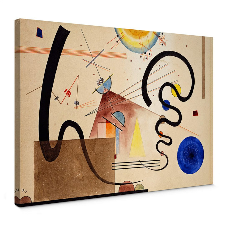 Leinwandbild Kandinsky - Zwei Bewegungen - WA366366