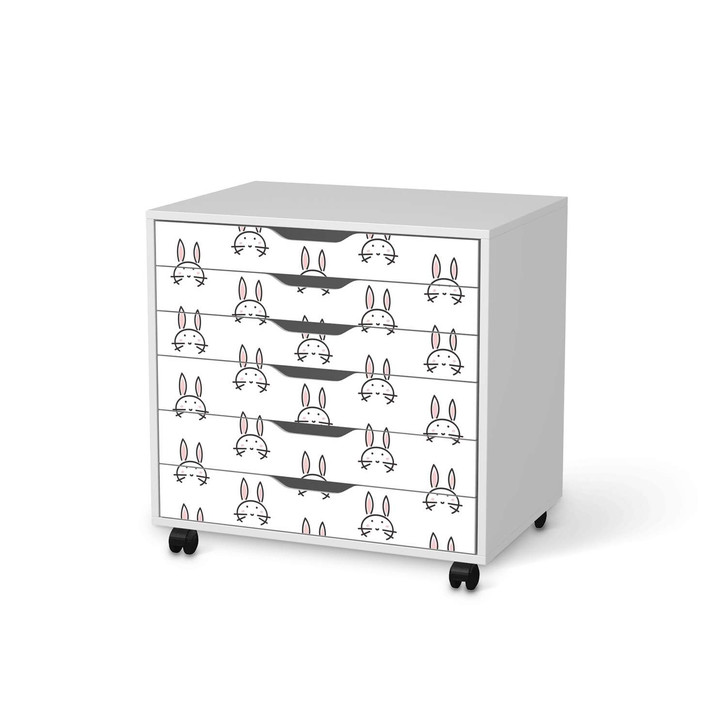 Möbelfolie IKEA Alex Rollcontainer 6 Schubladen - Hoppel - CR114232