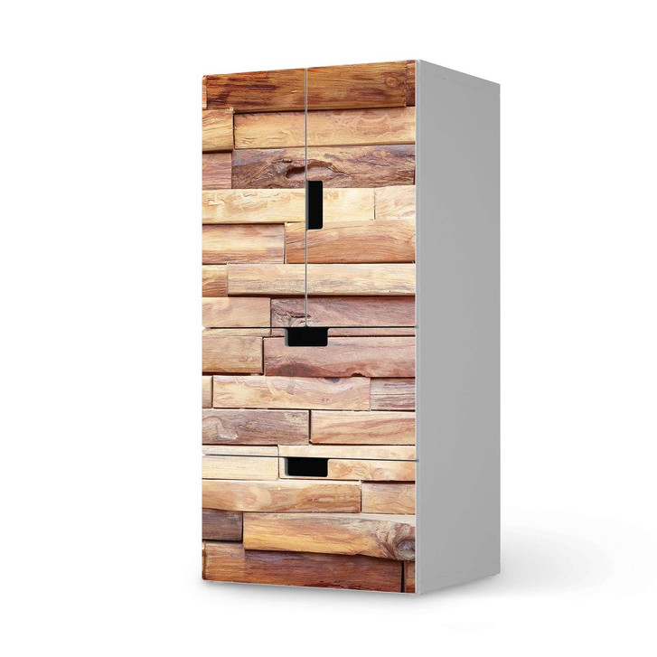 Möbelfolie IKEA Stuva / Malad - 2 Schubladen und 2 kleine Türen - Artwood - CR117038