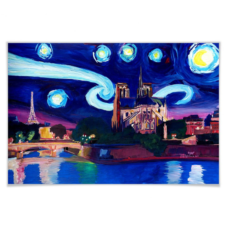 Poster Bleichner - Paris bei Nacht - WA158090