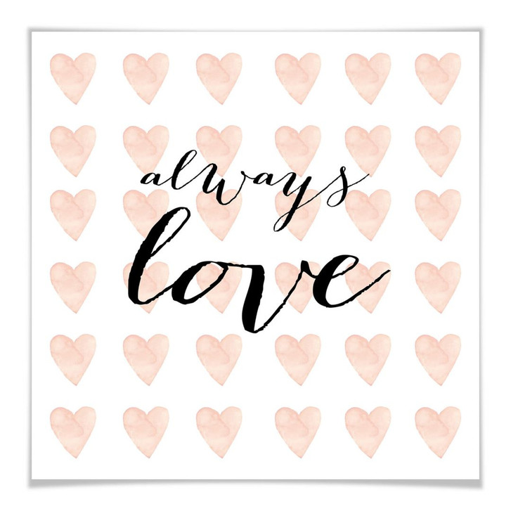 Poster Confetti & Cream - Always Love - WA246907