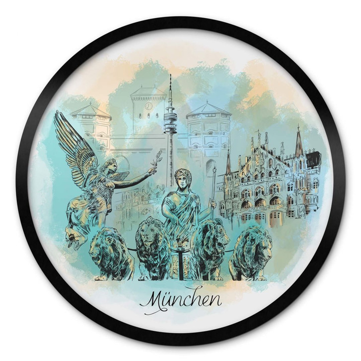 Poster Love your City - München - WA349477