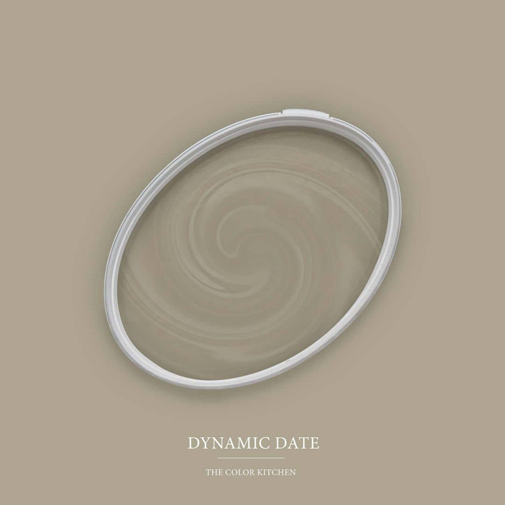 Braun Wandfarbe seidenmatt I Dynamic Date | behagliche und ruhige Raumatmosphäre schaffend | THE COLOR KITCHEN - WA442814