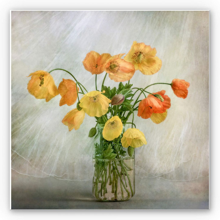 Hartschaumbild Disher - Mohnblumen im Glas - WA232814