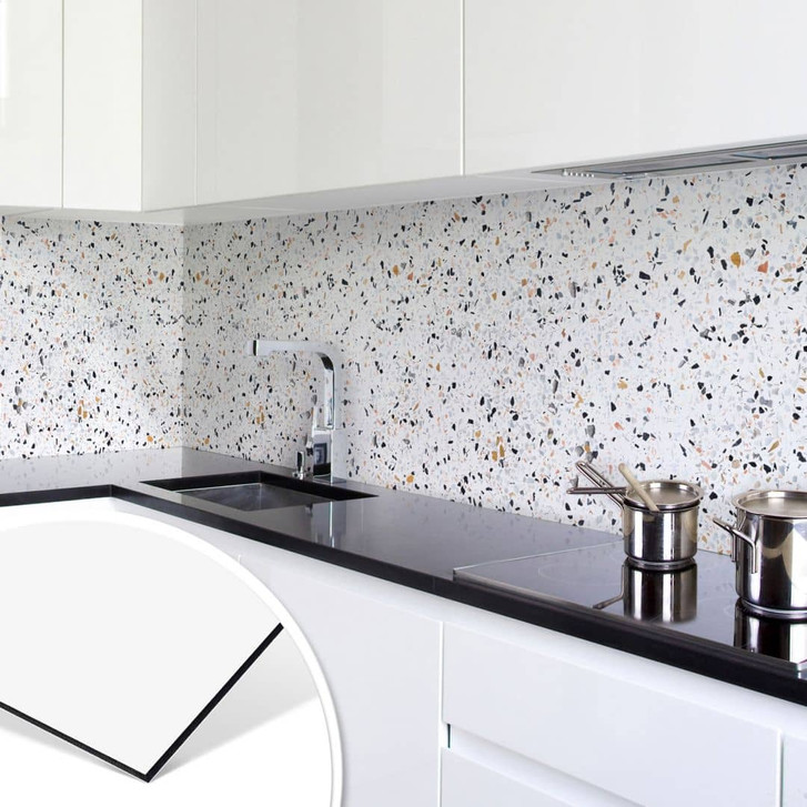 Küchenrückwand - Alu-Dibond - Terrazzo - WA234108