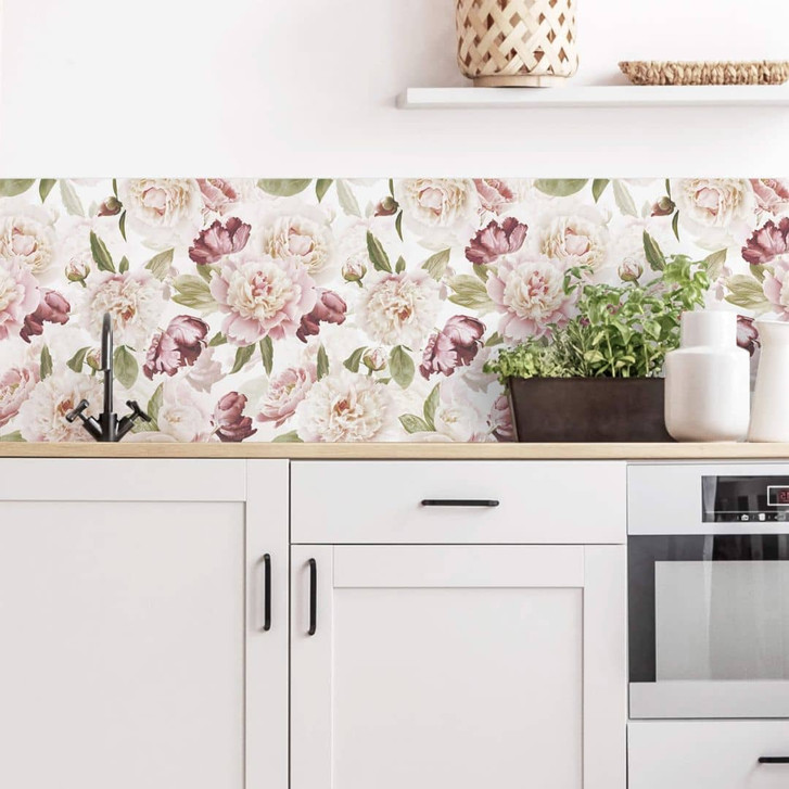 Küchenrückwand UN Designs - Vintageblüten - WA327119