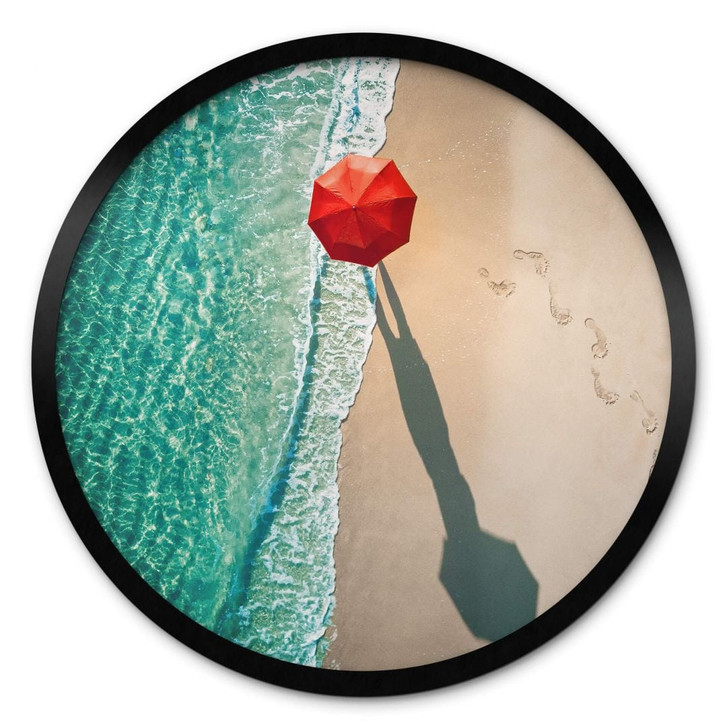 Poster Ambra - Am Meer entlang - Rund - WA497865