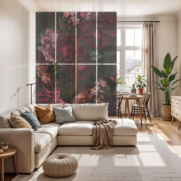 Raumteiler, Paravent, Sichtschutz hängend Fleur de Paris - UN Designs - WA449331