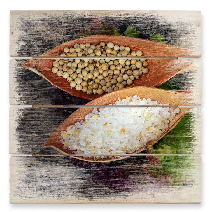 Holzbild Salt and Pepper - 40 x 41.5 cm - WA132411