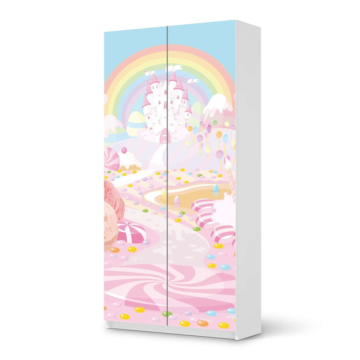 Klebefolie IKEA Pax Schrank 201cm Höhe - 2 Türen - Candyland - CR109929