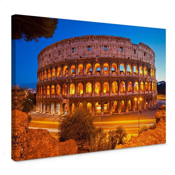 Leinwandbild Colosseum bei Nacht - WA360960