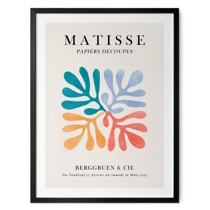 Poster Plakat Papiers Découpés im Matisse-Stil - Costa - WA498015
