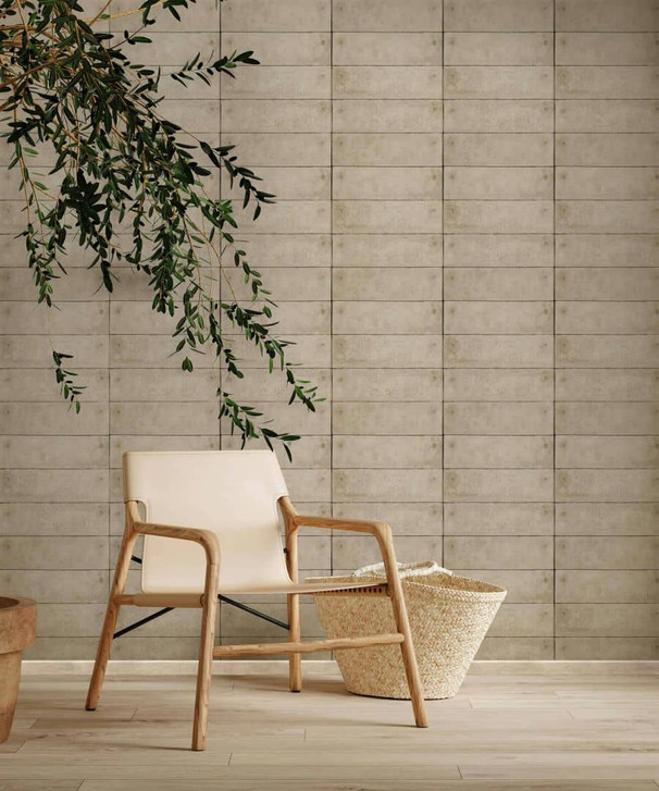 Vliestapete Beige Betonoptik für Wohnzimmer Schlafzimmer Büro marburg Tapete - WA445271