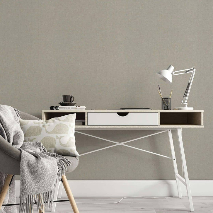 Vliestapete, Unitapete Secret Garden taupe - WA492975