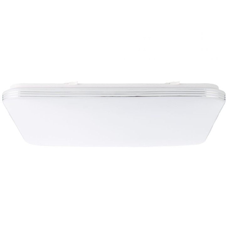 Wand- und Deckenleuchte Amelie, silber, weiss, 54 x 54 cm, Deckenlampe - WA438495