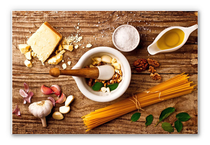 Wandbild Laercio - Pesto Rezept - WA193590