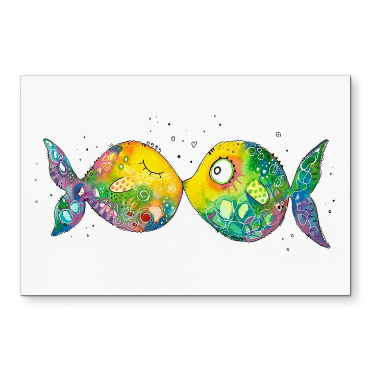 Wandbild Verliebte Fische - Hagenmeyer - Alu-Dibond - WA423270
