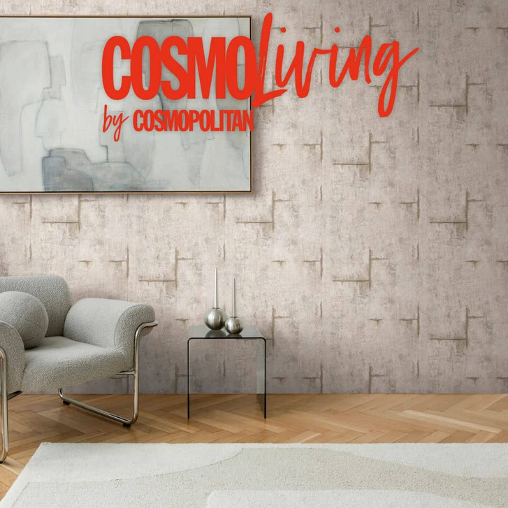 COSMOPOLITAN Vliestapete Betonoptik Grau - Urban Loft Industrial Vintage Tapete - WA480284
