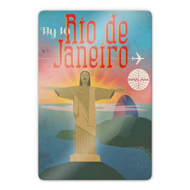 Glasbild PAN AM - Fly to Rio de Janeiro - WA126555
