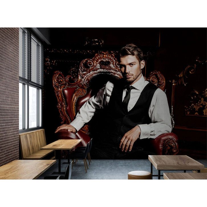 Livingwalls Fototapete Walls by Patel 2 black tie 2 - WA254836