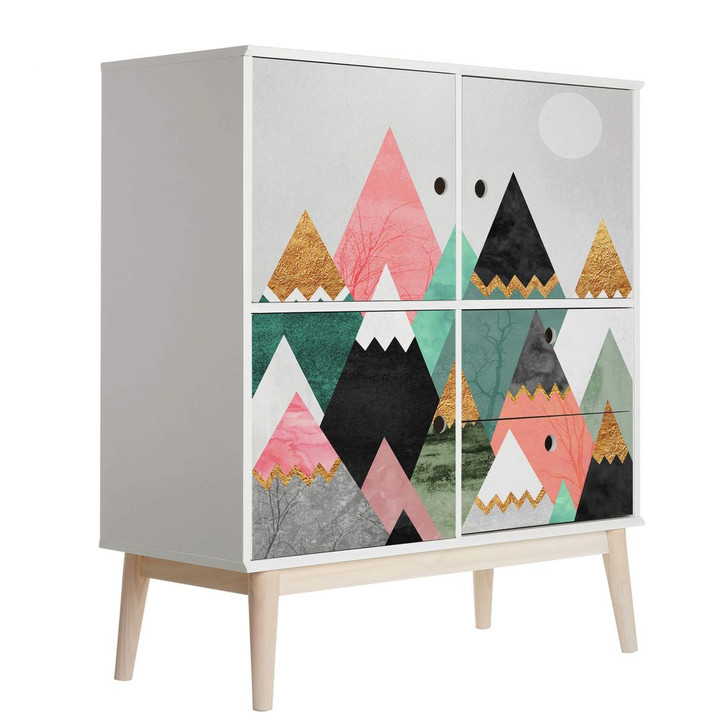 Möbelfolie Fredriksson - Bunte Berge - WA255705