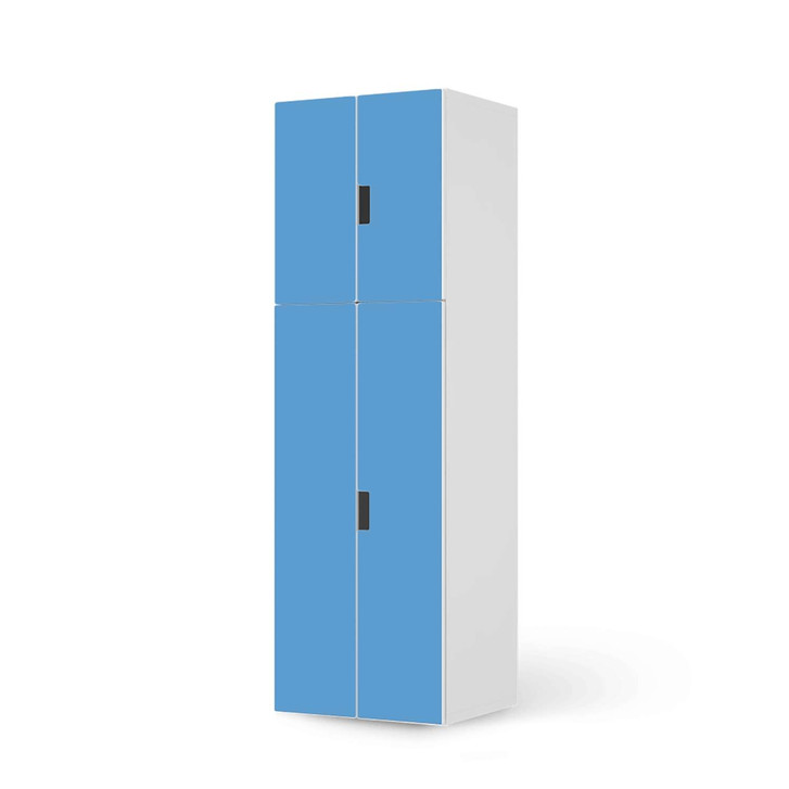 Möbelfolie IKEA Stuva / Malad - 2 grosse Türen und 2 kleine Türen - Blau Light - CR118650
