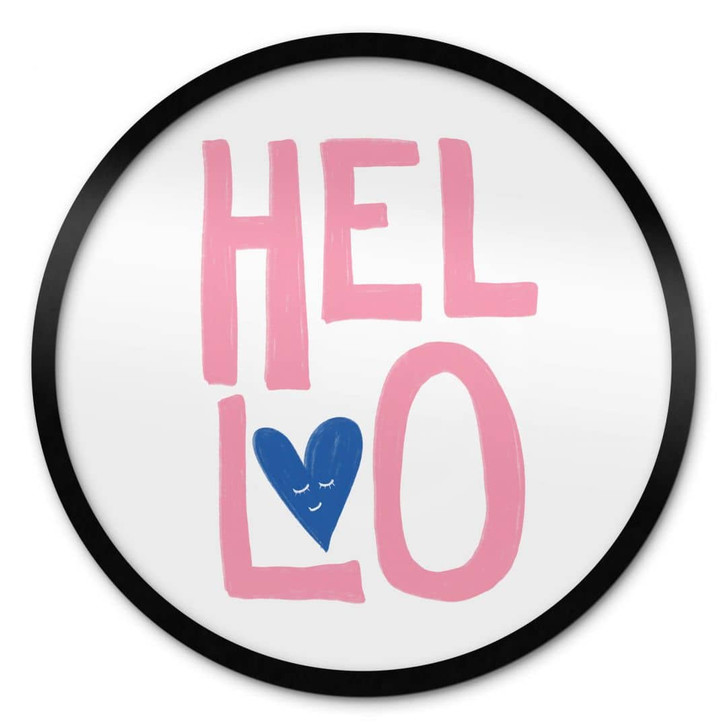 Poster Fritsch - Ein freundlicher Gruss - Rund - WA406458