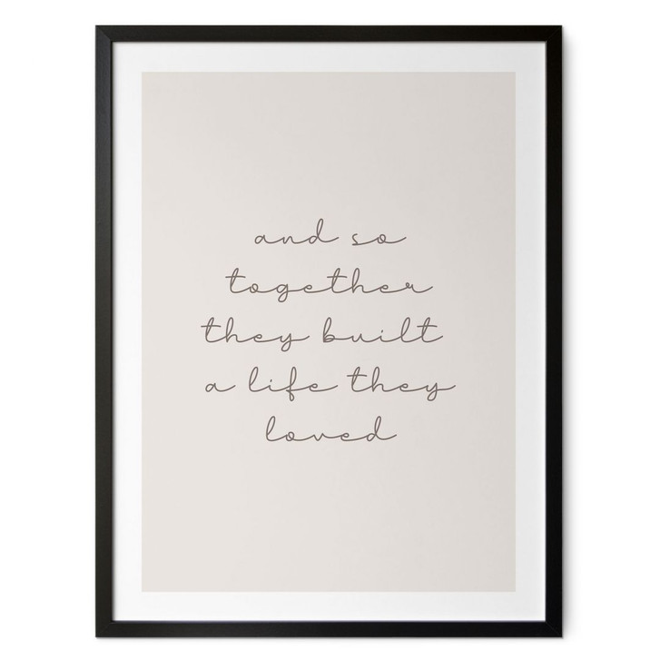 Typografie Poster Together - WA498931