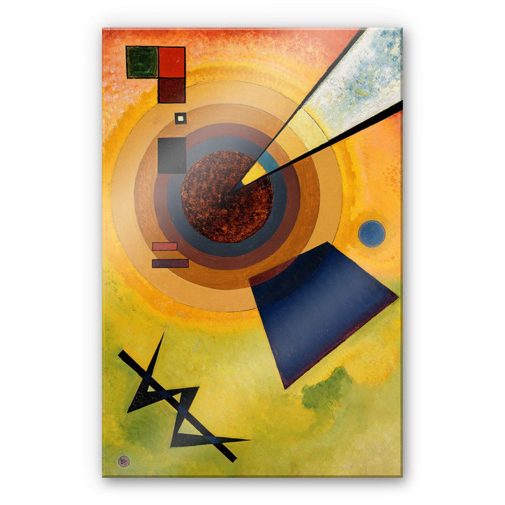 Acrylglasbild Kandinsky -Grün und Rot - WA244147