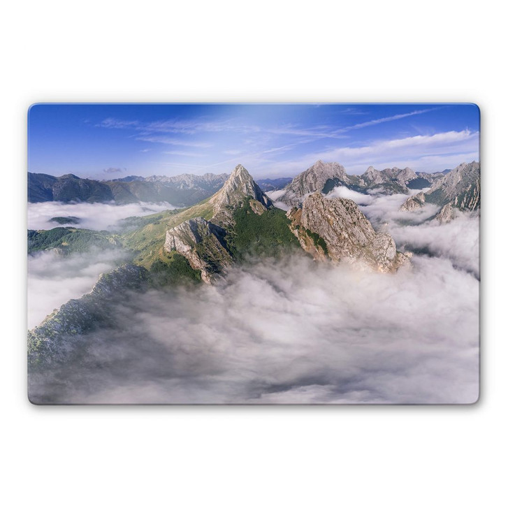 Glasbild Cuadrado - Foam Bath - WA309067
